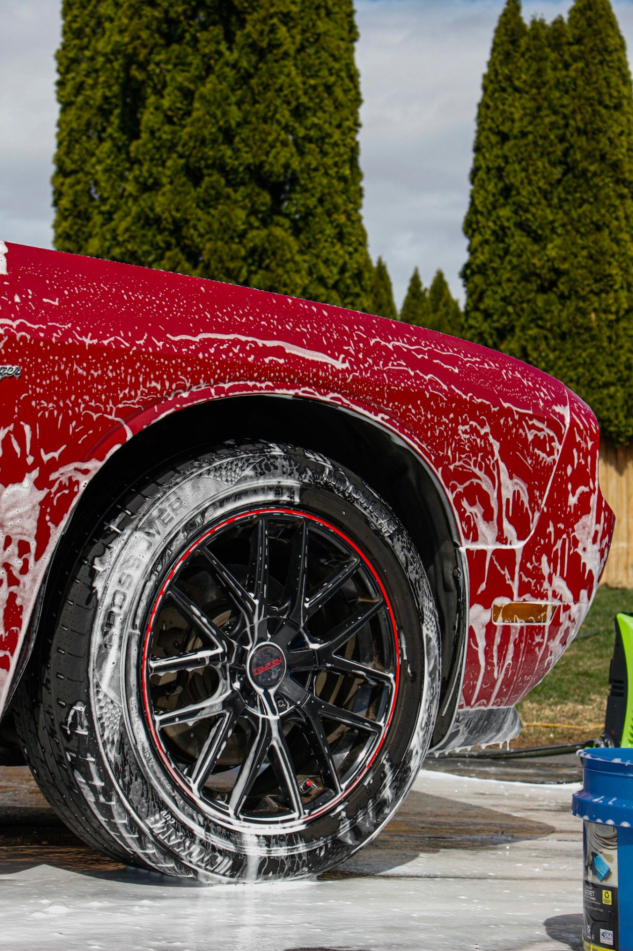 Premium wheel and tire detailing with ceramic coating in Southwest Florida